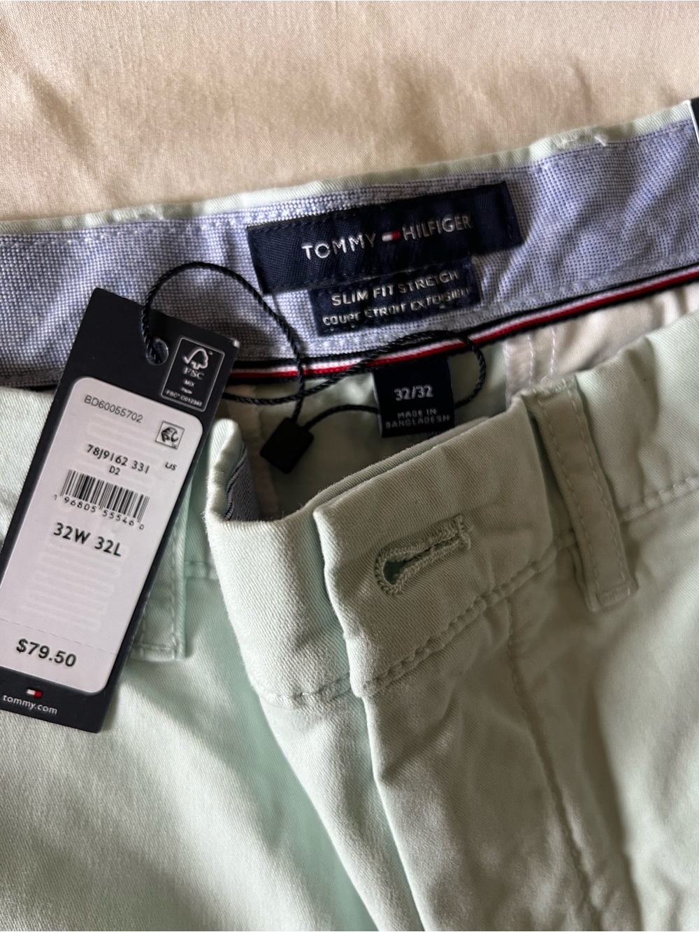 Men's pants subcategory identification